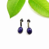 Kolczyki - Kolczyki z lapis lazuli II małe - miniaturka - grafika 1