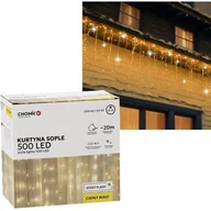 Oświetlenie świąteczne - Kurtyna LED EXTRALINK 9881 Sople 20 m Sieciowe - miniaturka - grafika 1