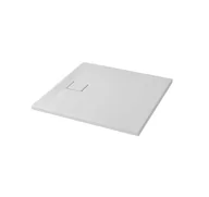 Brodziki prysznicowe - Cersanit Tako Slim Brodzik kwadratowy 90x90 cm + syfon biały mat S932-158 - miniaturka - grafika 1