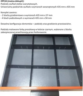 Stół warsztatowy (wymiary: 1490x470x770 mm) 17882197 - Stoły warsztatowe - miniaturka - grafika 3