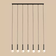 Lampy sufitowe - Riu lampa wisząca 7-punktowa czarna 1121T1 - miniaturka - grafika 1