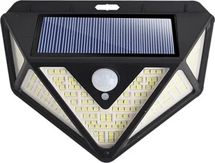 Lampa solarna z czujnikiem ruchu 166 SMD 1200Lm - Lampy ogrodowe - miniaturka - grafika 1