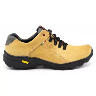 Męskie buty trekkingowe 296GT żółte - Buty Olivier - Buty trekkingowe męskie - miniaturka - grafika 1