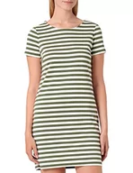 Sukienki - Vila Women's VITINNY New S/S sukienka NOOS, Four Leaf Clover/Stripes:Snow White H/H, S - miniaturka - grafika 1