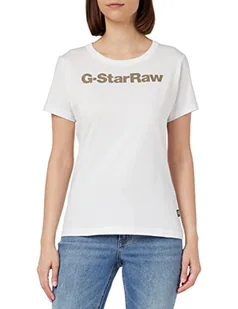 G-STAR RAW Damska bluzka Gs Graphic Slim Top, Biały (White D23942-336-110), M - Bluzki damskie - miniaturka - grafika 1