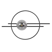 Lampy ścienne - Wyjątkowy kinkiet ścienny z okręgiem i prętami K-5341 z serii ASTRA - miniaturka - grafika 1