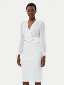 Sukienki - Rinascimento Sukienka koktajlowa CFC0123289003 Biały Regular Fit - miniaturka - grafika 1
