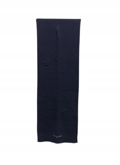TOMMY HILFIGER GRANATOWY SZALIK MĘSKI Z LOGO 1J7A