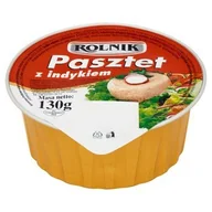 Pasztet i przetwory mięsne - Pasztet z indykiem 130g Rolnik - miniaturka - grafika 1