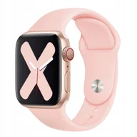 Akcesoria do smartwatchy - PASEK do Zegarka APPLE WATCH GUMOWY 38/40/41mm RÓŻOWY - miniaturka - grafika 1