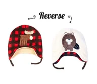 Czapki damskie - FlapJack, Czapka dziecięca, Łoś/Bóbr, rozmiar S - miniaturka - grafika 1