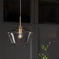 Lampy sufitowe - Prisma MLAMP Loftowa LAMPA wisząca 139426733 MLAMP skandynawska OPRAWA szklany zwis przezroczysty 139426733 - miniaturka - grafika 1