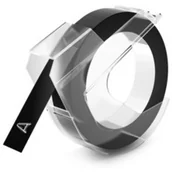 Drukarki kart i etykiet - Taśma 3D do wytł.9mm*3m czarna DYMO 520109 - miniaturka - grafika 1