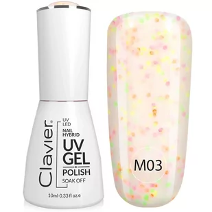 Luxury Multi Flavours lakier hybrydowy do paznokci M03 Candy Sprinkles 10ml - Lakiery hybrydowe - miniaturka - grafika 1