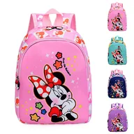 Plecaki - Manchalk Plecak Minnie Mouse dla dziewczynek Torby szkolne dla dzieci Bookbag Lekki plecak podróżny Różowy - miniaturka - grafika 1