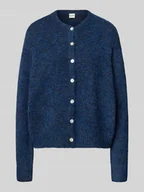 Swetry damskie - Kurtka z dzianiny o kroju relaxed fit z dodatkiem wełny model ‘Bela’ - miniaturka - grafika 1