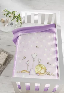 Pielsa Baby, Koc dziecięcy/Otulacz, Premium, Nina, Fioletowy, 80x110 cm - Koce i narzuty dla dzieci - miniaturka - grafika 1