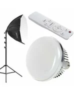 Lampy studyjne - Lampa SOFTBOX octa 60 150W/300W LED 802 - miniaturka - grafika 1