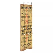 Wieszaki i stojaki - vidaXL Wieszak ścienny na odzież wierzchnią, 120x40 cm, FAMILY - miniaturka - grafika 1