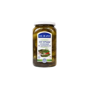 Ogórki solone wejskie "Nizyn" 920g - Soki i napoje niegazowane - miniaturka - grafika 1