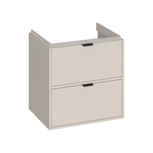 Szafka pod umywalkę wisząca Atrato 59.4x44.8x60.5 cm kaszmir Cersanit - Szafki łazienkowe - miniaturka - grafika 1
