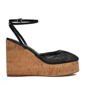 Sandały damskie - Sandały Badura EO-ALANA-25-3-12YY Czarny - miniaturka - grafika 1