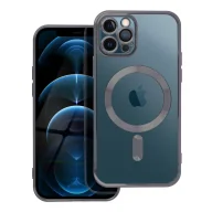 Etui i futerały do telefonów - Futera Electro Mag Cover kompatybilny z MagSafe do IPHONE 12 PRO czarny - miniaturka - grafika 1