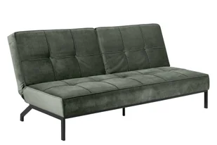 Sofa rozkładana Peyton jodłowa zielona czarna kanapa do salonu zestaw tapicerowanych sof - Sofy i kanapy - miniaturka - grafika 1