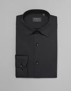 koszula acconia 00357 długi rękaw grafit slim fit - Koszule męskie - miniaturka - grafika 1