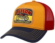Czapki i chusty sportowe męskie - Czapka Trucker Motorcross Team by Stetson, czerwony, One Size Small - miniaturka - grafika 1