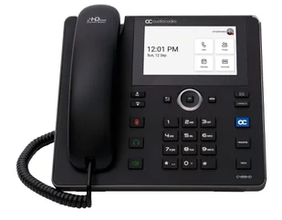 AudioCodes C455HD telefon VoIP Czarny 8 linii TFT - Telefonia VoIP - miniaturka - grafika 1