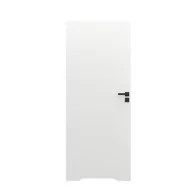 Drzwi wewnętrzne - Skrzydło łazienkowe Hide 1.1 bezprzylgowe 80 lewe biały - miniaturka - grafika 1
