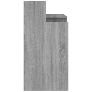 Biurko z podświetleniem LED, szary dąb sonoma, 97x90x45 cm! - Biurka - miniaturka - grafika 10