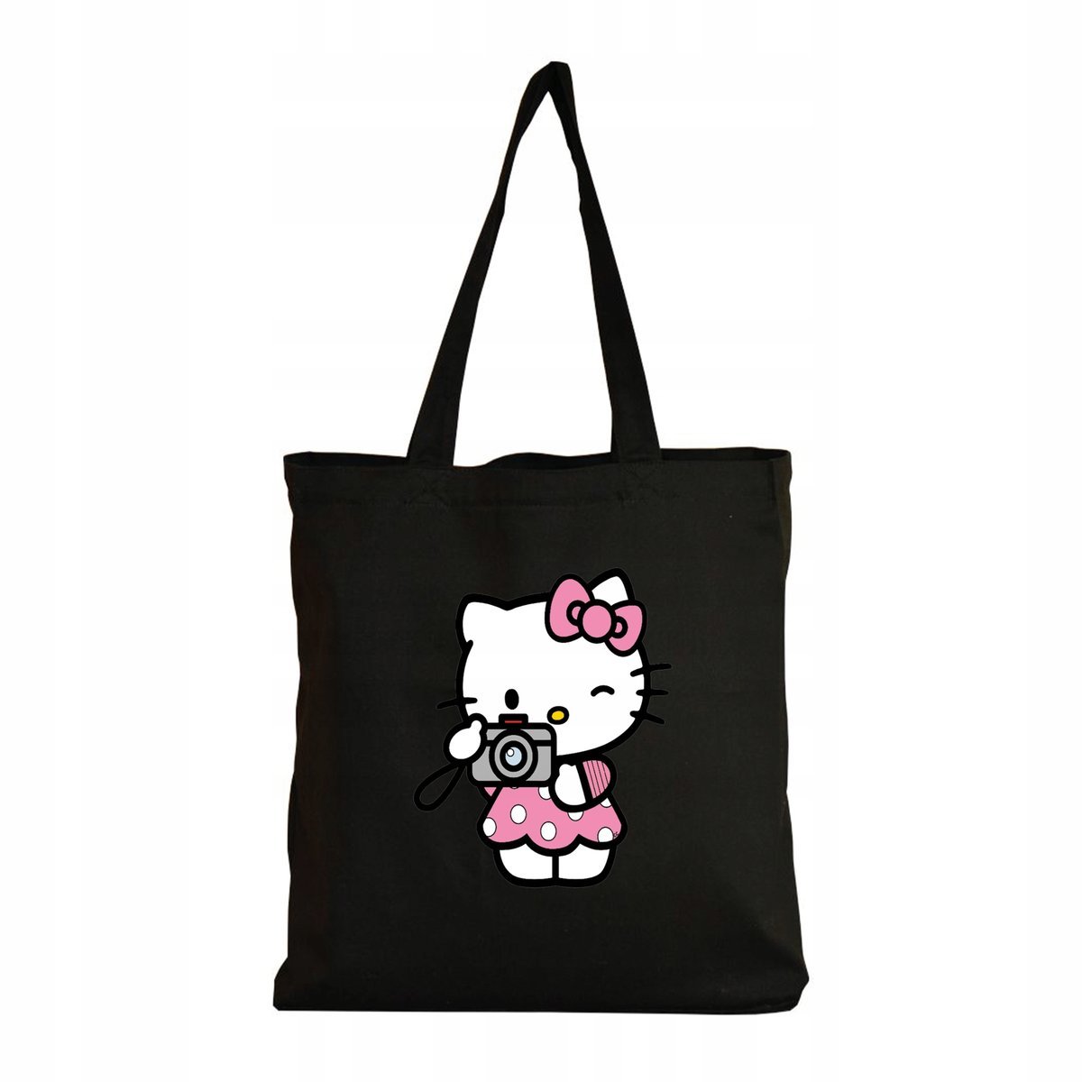Eko Torba na ramię Na Zakupy Shopper Prezent Torebka Hello Kitty Kotek 3