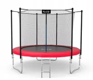 Trampoliny - Trampolina Ogrodowa Carelife 252Cm Siatka Drabinka - miniaturka - grafika 1