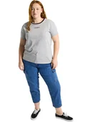 Koszulki i topy damskie - Burton Koszulka w kolorze szarym - miniaturka - grafika 1