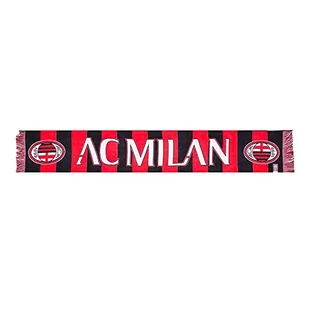 ZeroPlayer Oficjalny szalik Ac Milan unisex oficjalny szalik AC Milan (1 opakowanie) - Apaszki i szaliki damskie - miniaturka - grafika 1