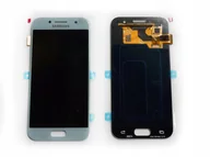 Części serwisowe do telefonów - ORYGINAŁ SERVICE PACK WYŚWIETLACZ AMOLED DOTYK SAMSUNG A3 2017 A320F BLUE - miniaturka - grafika 1