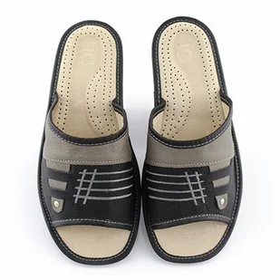 NOWO, Pantofle męskie, ciekawy wzór kapcie, rozmiar 42 - Kapcie męskie - miniaturka - grafika 1