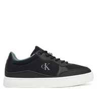 Sneakersy męskie - Sneakersy Calvin Klein Jeans Classic Cupsole Tech Ripstop YM0YM01202 Czarny - miniaturka - grafika 1