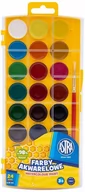 Farby i media malarskie - Farby akwarelowe 24 kolory ASTRA - miniaturka - grafika 1