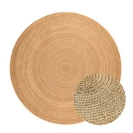 Dywany - Okrągły dwustronny dywan z juty ø 200 cm Braided Gold – Hanse Home - miniaturka - grafika 1