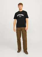 Koszulki męskie - Jack & Jones Koszulka "Bronx" w kolorze czarnym - miniaturka - grafika 1