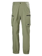 Spodnie sportowe damskie - Helly Hansen Spodnie funkcyjne "Move" - Regular fit - w kolorze zielonym - miniaturka - grafika 1