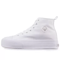 Sneakersy damskie - Buty Kappa Viska 243208OC-1010 - białe - miniaturka - grafika 1