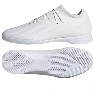 Buty adidas X CRAZYFAST.3 IN ID9342 biały 45 1/3 - Piłka nożna - miniaturka - grafika 1