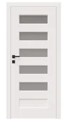 Drzwi wewnętrzne - Dre Drzwi Wewnętrzne Z Szybą Elsa A5 Okleina Biała Mat - miniaturka - grafika 1