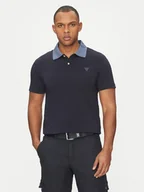 Koszulki męskie - Guess Polo M5GP66 J1314 Niebieski Regular Fit - miniaturka - grafika 1