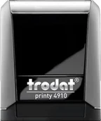 Pieczątki - Trodat PIECZĄTKA TRODAT 4910 SZARA - PODUSZKA CZARNA 26X9MM - miniaturka - grafika 1