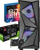 Zestawy komputerowe - Komputer BSG Striker V11 Intel Core i7 NVIDIA GeForce RTX 3050 16GB DDR3 500GB HDD Windows 10 - miniaturka - grafika 1